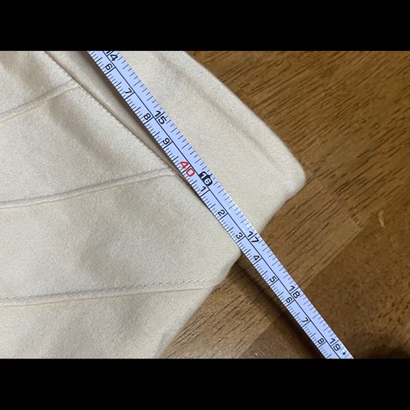 Cache Cream slacks flare size 10 - Picture 6 of 10